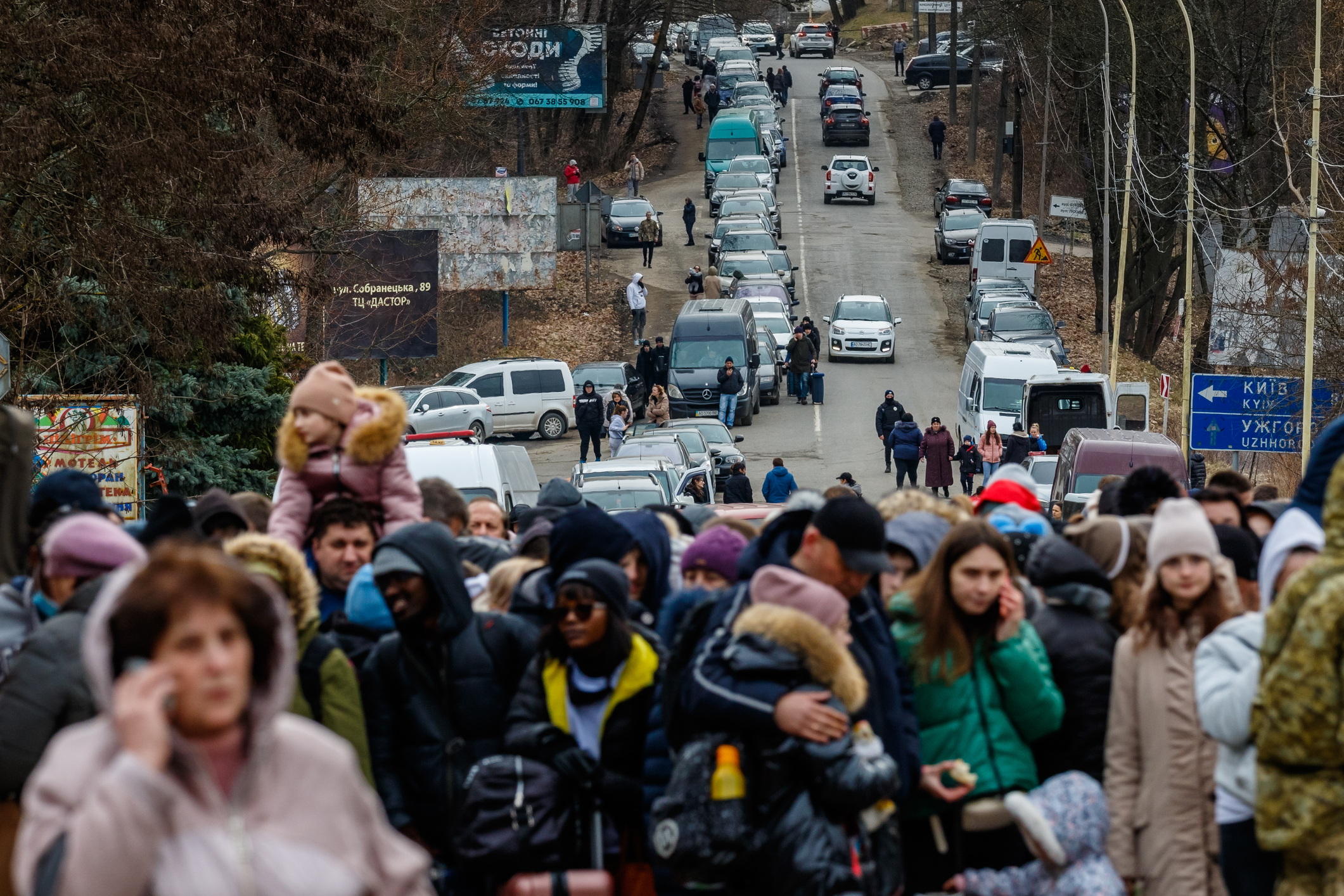 people fleeing Ukraine
